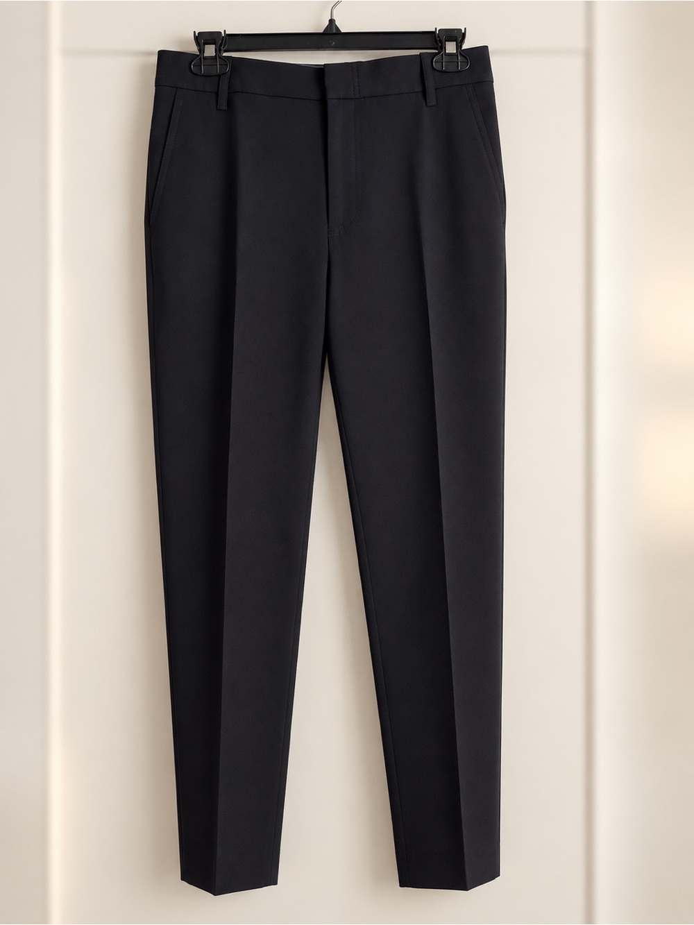 Vince Women's Black Cropped Dress Pants - Ankle Length